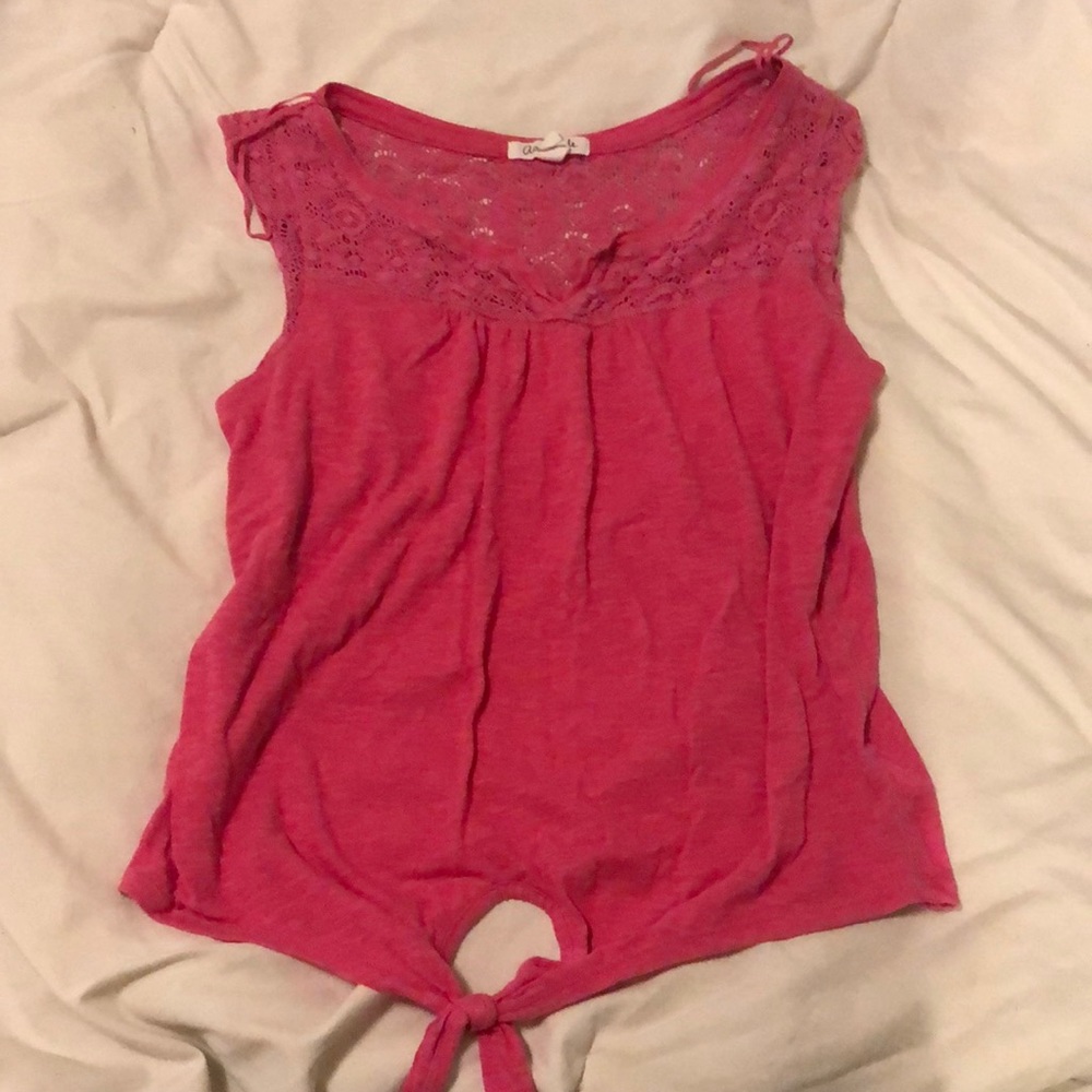 Pink top